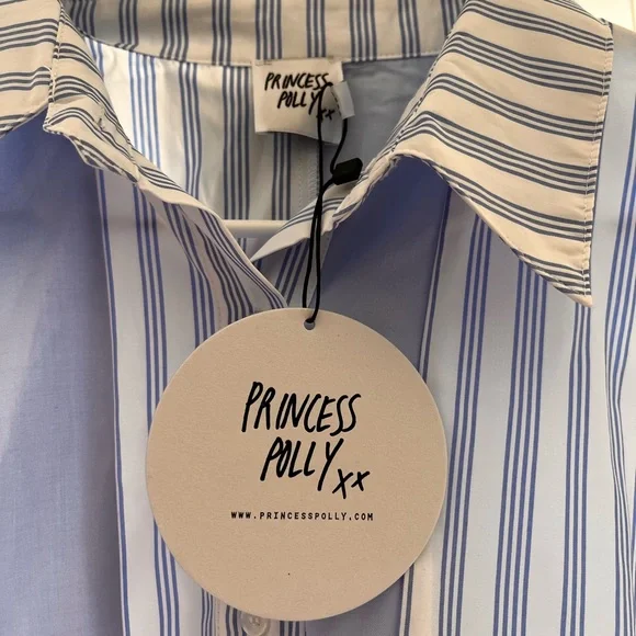 Blue button up princess Polly - Picture 2 of 4